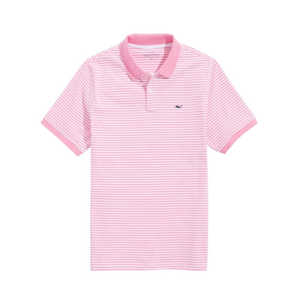 Vineyard Vines Striped Pique Polo Size Small NWT